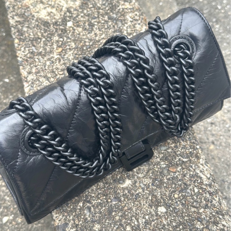 Balenciaga so black 沙漏鏈條包-5