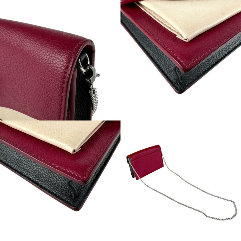 Louis Vuitton Lockme 鏈條皮夾,皮革,Riduvan x Etain Creme,女士,M63470 z7137-3