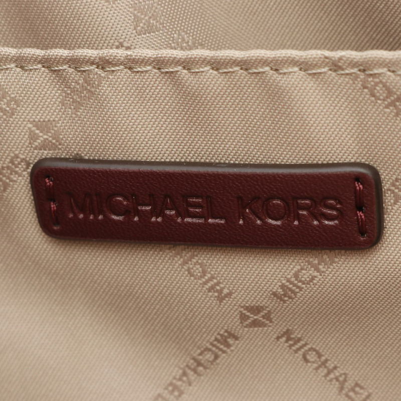 Michael Kors Jet Set 大斜背包 單肩包 35F4GTTC9H 皮革 波爾多 黑色 二手 女款-3