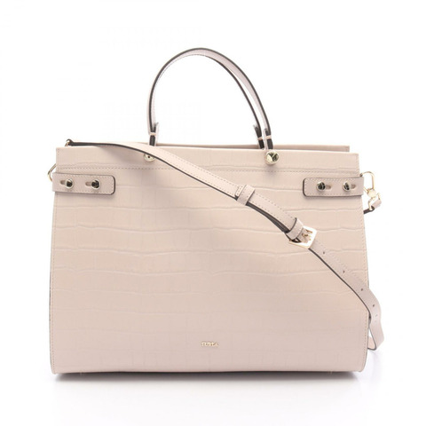 Furla LADY 托特包 單肩包 斜背包 1033864 皮革 粉紅色 二手 女款