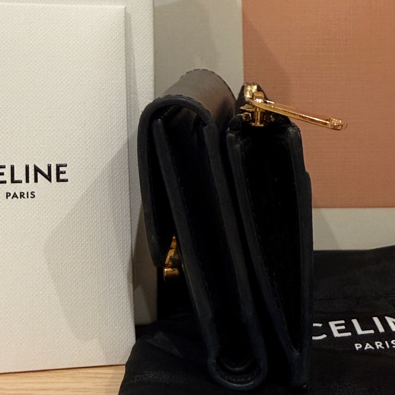 Celine TRIOMPHE配零錢袋短款錢包-18