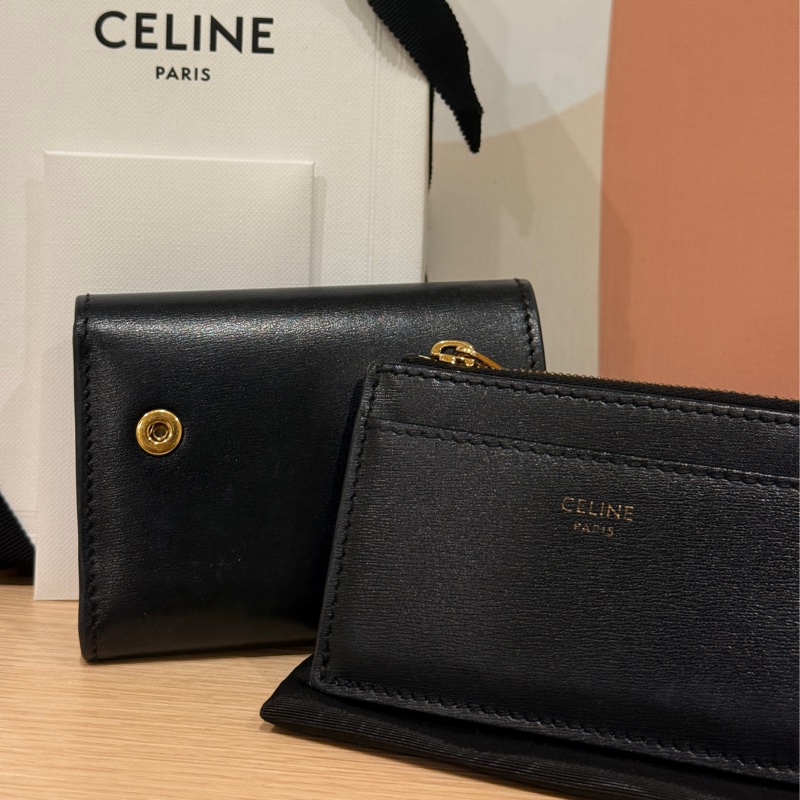 Celine TRIOMPHE配零錢袋短款錢包-20
