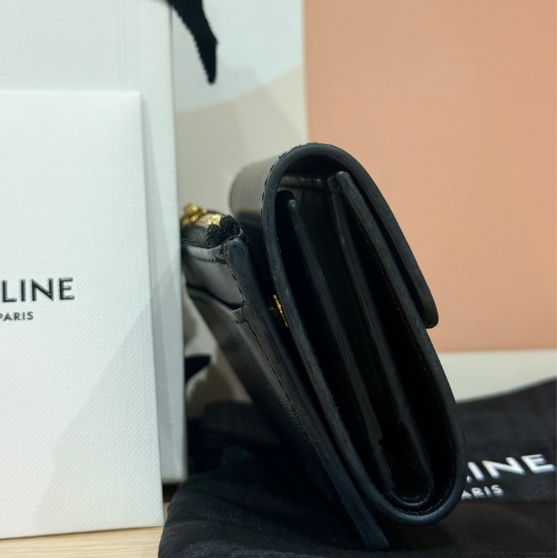 Celine TRIOMPHE配零錢袋短款錢包-23