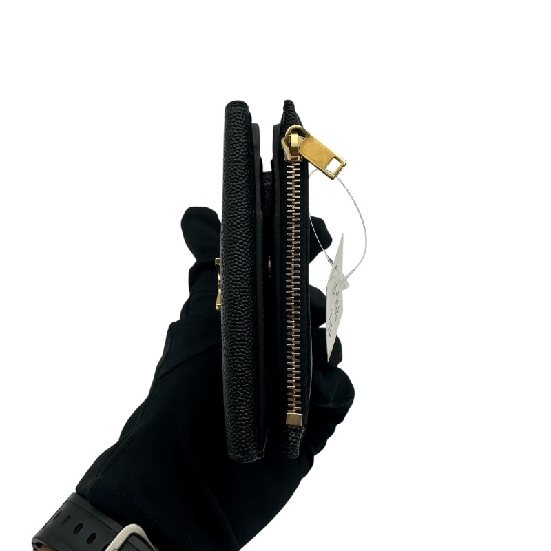 【美收精品 YSL 黑色短夾 B-868【隔月月中將轉賣至日本 上架期限30天】-7