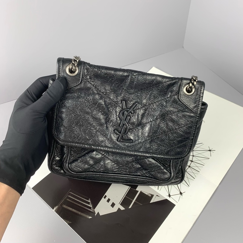 ◻️Ysl Niki baby 黑銀 甜甜價出清🎉-0