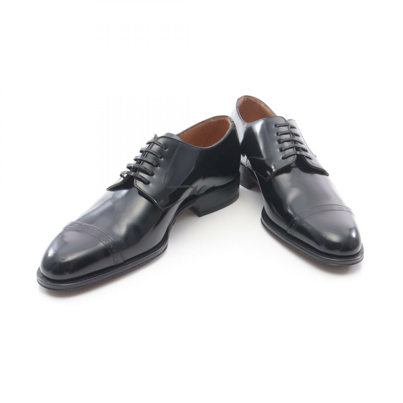 迪奧黑色二手男士皮樂福鞋-2