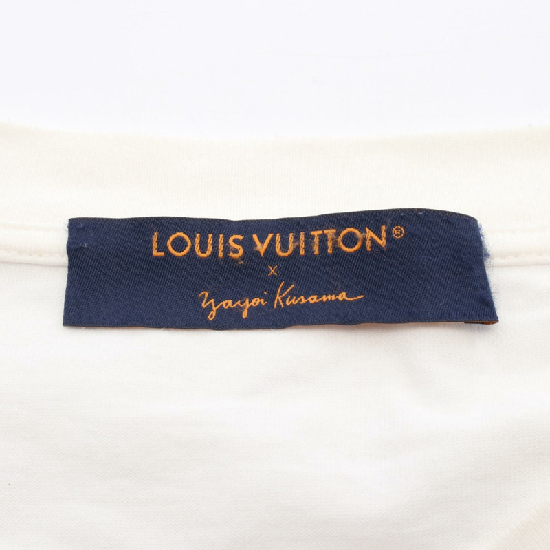 LOUIS VUITTON LV YK 南瓜印花 T 卹 HOY25W 棉白色二手 XXL 碼-2