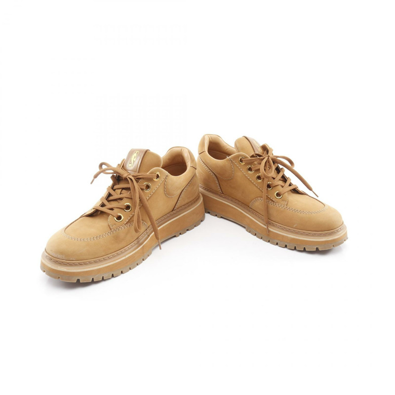 LOUIS VUITTON LV NBA Aves Line 運動鞋皮革米色二手男款 #8.5 LV-2