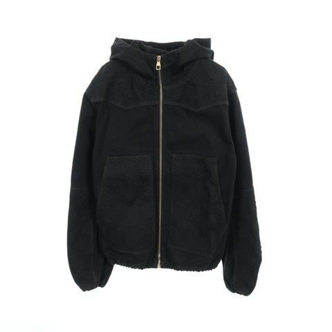 LOUIS VUITTON 字母拉鍊連帽牛仔外套 RM222M OK4 HNA10W 棉 #46