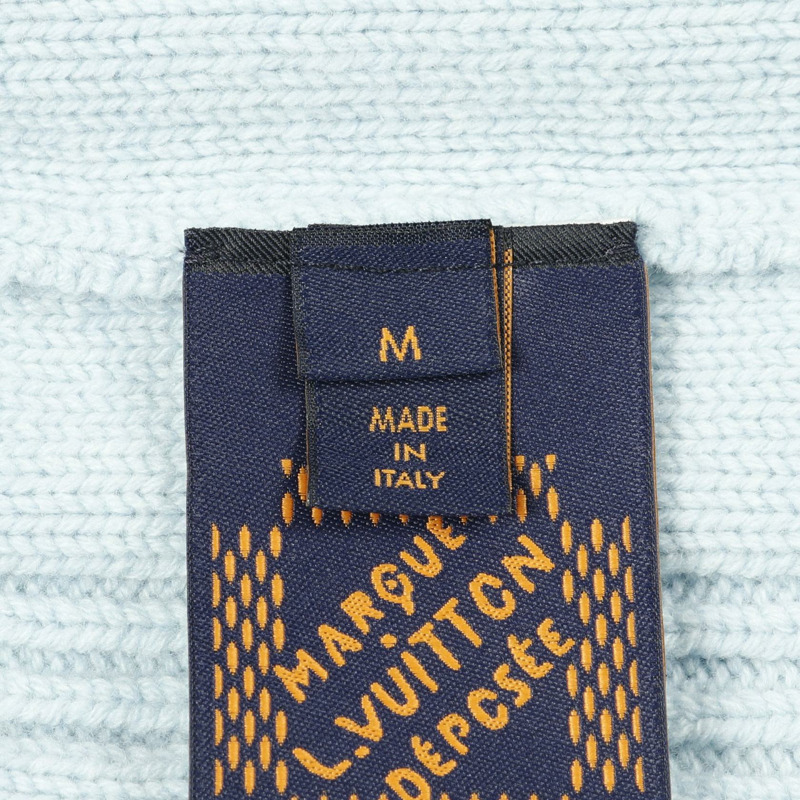 LOUIS VUITTON 針織衫 羊毛衫 藍色 棕色 二手 男款 M 碼 LV-4