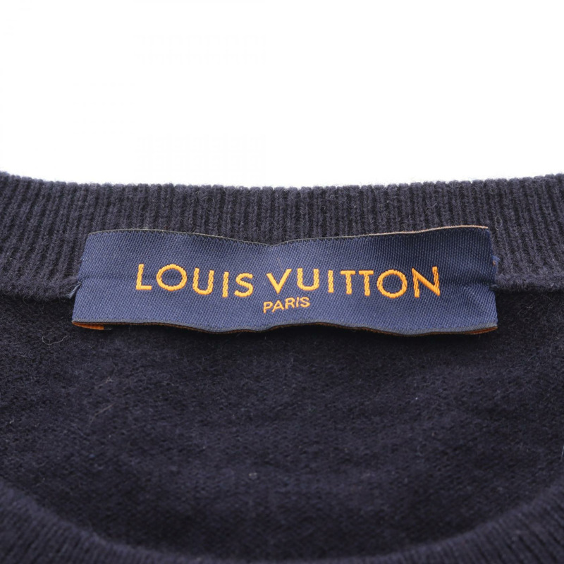 LOUIS VUITTON NIGO 嵌花提花龍圖案針織衫羊絨衫 L 碼 LV-2