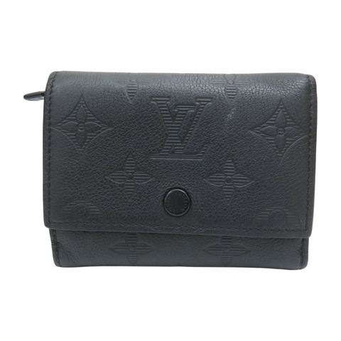 黑色 原花牛皮 Victor Wallet 三折 短夾 M12635【LOUIS VUITTON LV 路易威登】 M12635