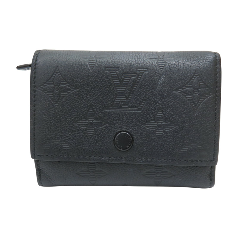 黑色 原花牛皮 Victor Wallet 三折 短夾 M12635【LOUIS VUITTON LV 路易威登】 M12635-0