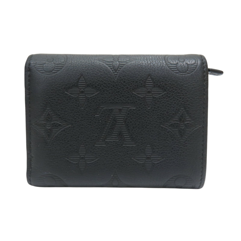 黑色 原花牛皮 Victor Wallet 三折 短夾 M12635【LOUIS VUITTON LV 路易威登】 M12635-1