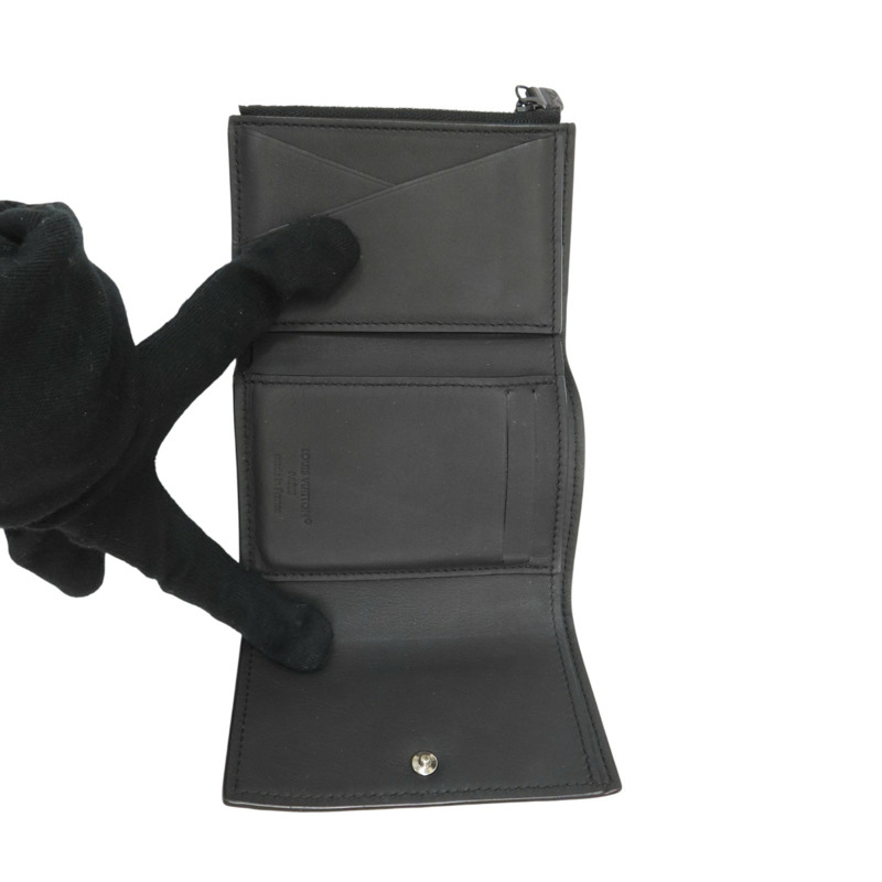 黑色 原花牛皮 Victor Wallet 三折 短夾 M12635【LOUIS VUITTON LV 路易威登】 M12635-4