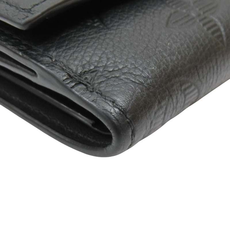 黑色 原花牛皮 Victor Wallet 三折 短夾 M12635【LOUIS VUITTON LV 路易威登】 M12635-12