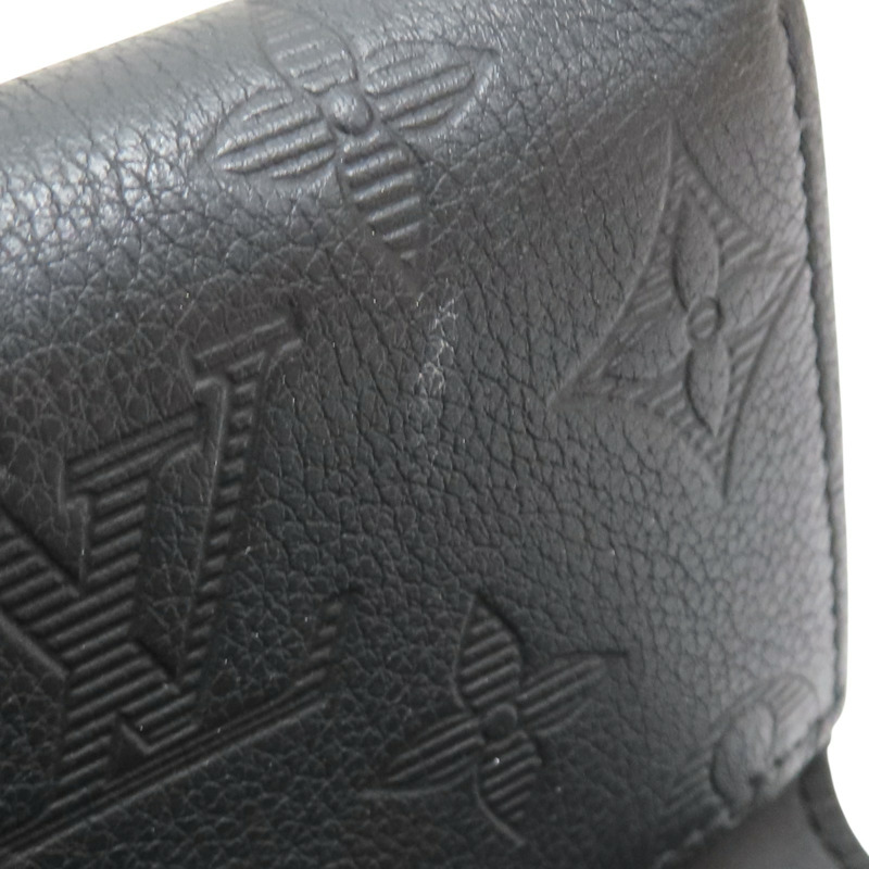 黑色 原花牛皮 Victor Wallet 三折 短夾 M12635【LOUIS VUITTON LV 路易威登】 M12635-15
