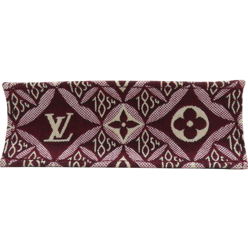 酒紅色 帆布 Petit Sac Plat 1854 肩背包 M69846 [LV Louis Vuitton 路易威登] M69846-3