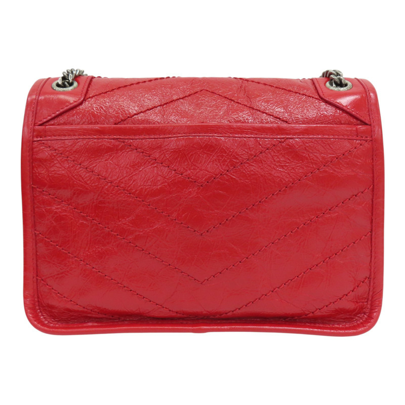紅色牛皮 Baby Niki 肩背包 533037 [SAINT LAURENT YSL 聖羅蘭] 533037-1