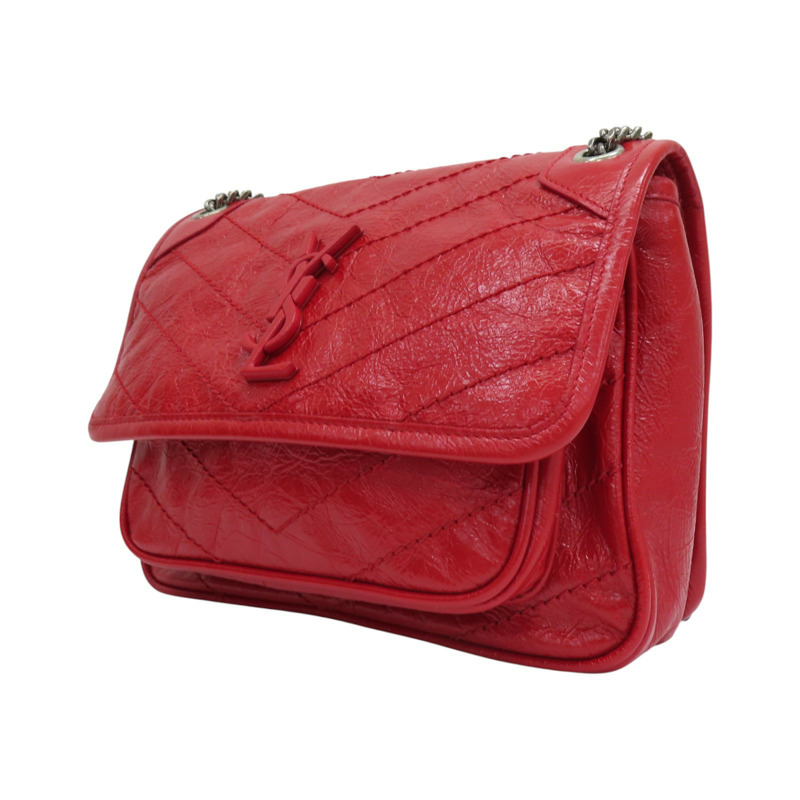 紅色牛皮 Baby Niki 肩背包 533037 [SAINT LAURENT YSL 聖羅蘭] 533037-2