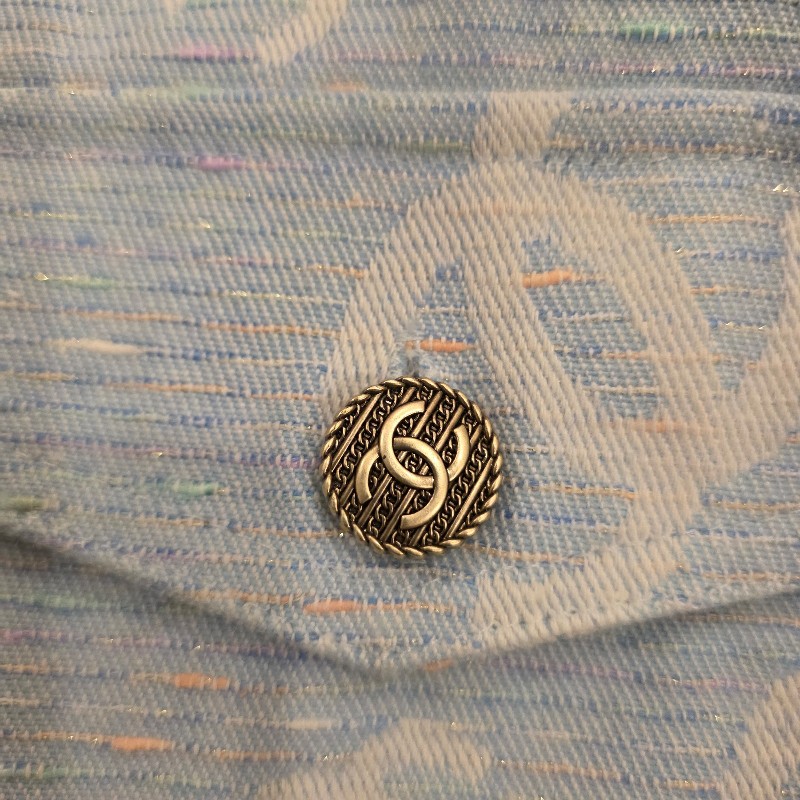 Chanel uniform 丹寧牛仔襯衫-4