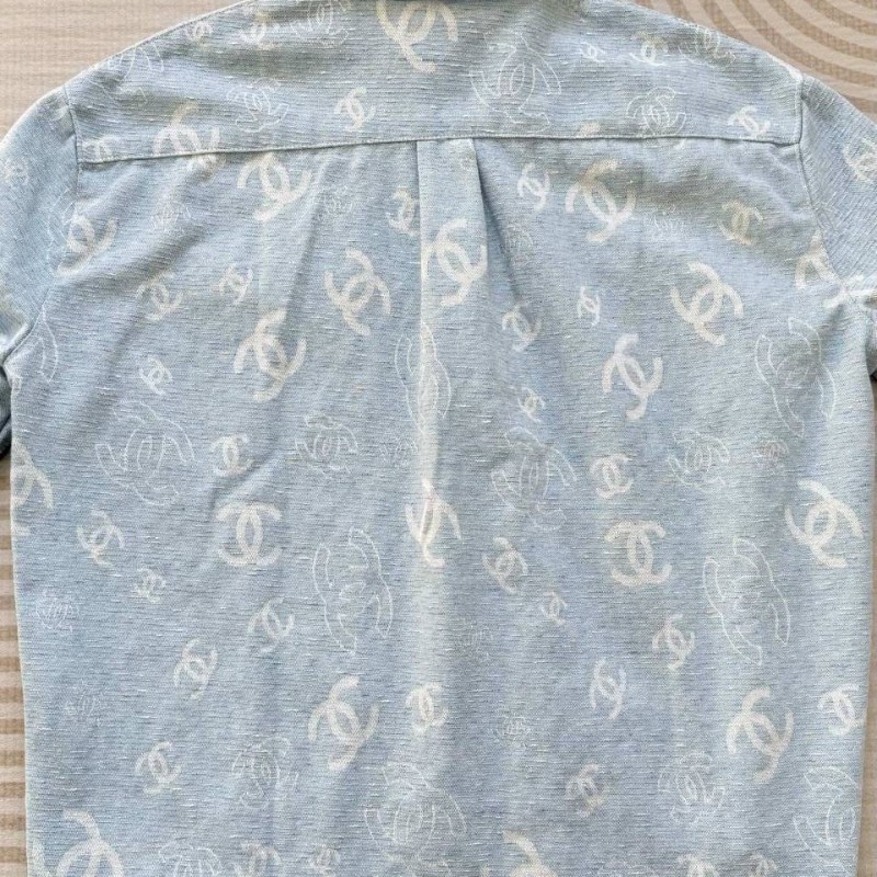 Chanel uniform 丹寧牛仔襯衫-8