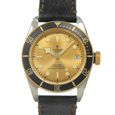 帝舵 Heritage Black Bay 41 雙色男錶 79733N 黃金（黃金）黃色自動機芯