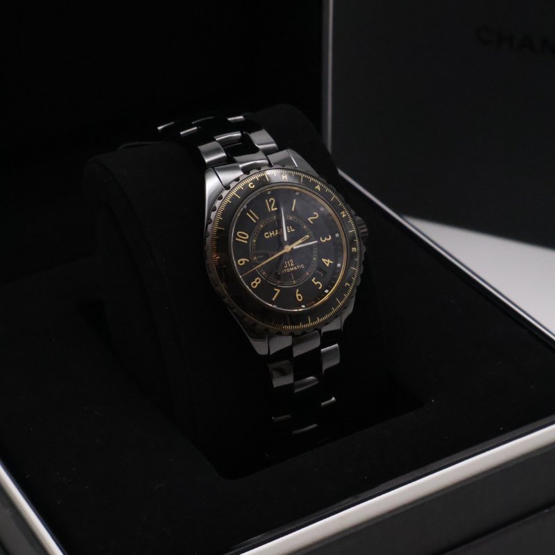 CHANEL J12 Calibre 12.1型機芯限量腕錶 - 黑金38mm-0