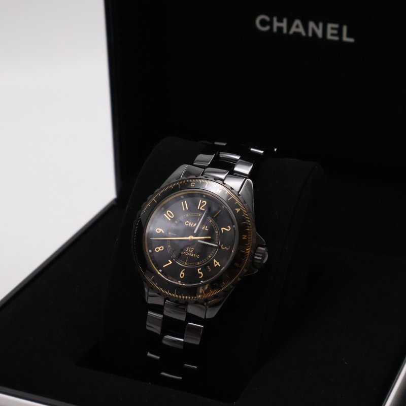 CHANEL J12 Calibre 12.1型機芯限量腕錶 - 黑金38mm-1