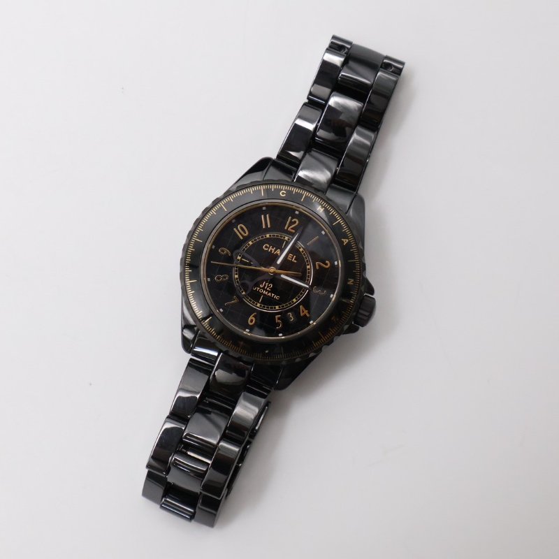 CHANEL J12 Calibre 12.1型機芯限量腕錶 - 黑金38mm-2