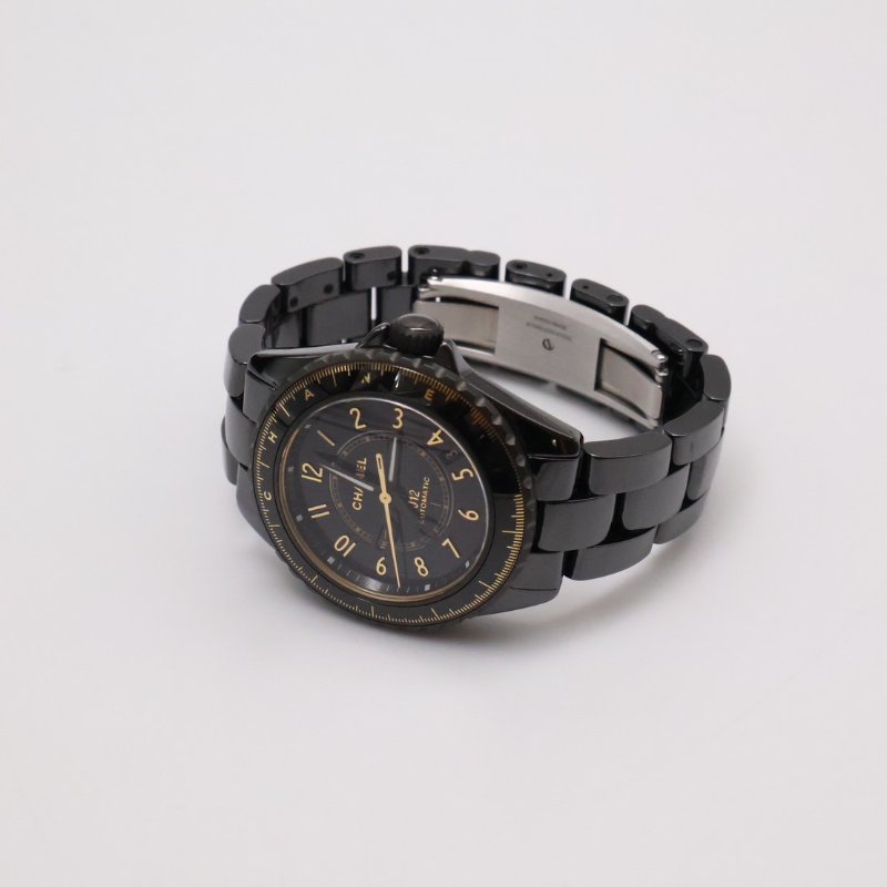 CHANEL J12 Calibre 12.1型機芯限量腕錶 - 黑金38mm-4