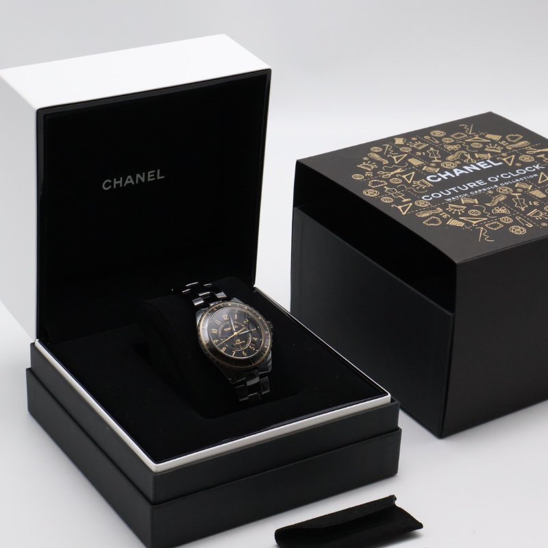 CHANEL J12 Calibre 12.1型機芯限量腕錶 - 黑金38mm-6