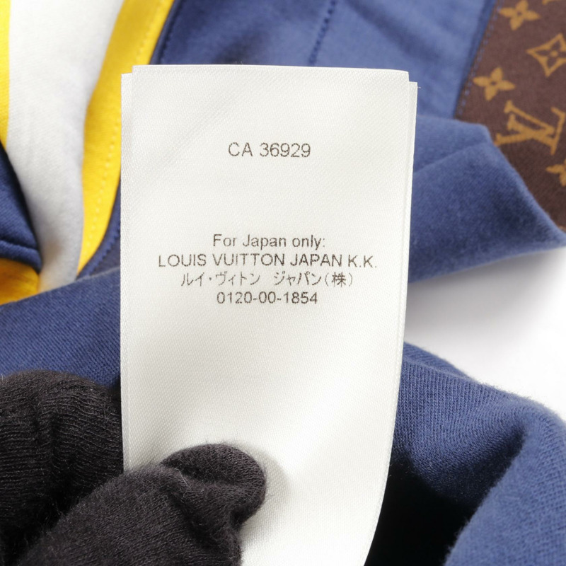 LOUIS VUITTON 拉鍊口袋束腰連身裙 RW222B FED FNJD72 棉絲二手女士 LV-3