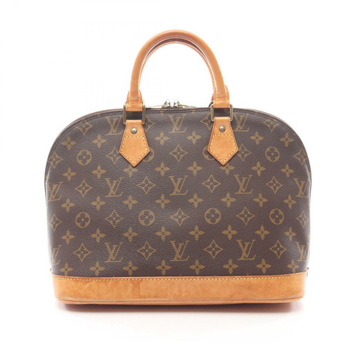 LOUIS VUITTON Alma PM 手提包 M51130 Monogram 帆布皮革棕色二手 LV