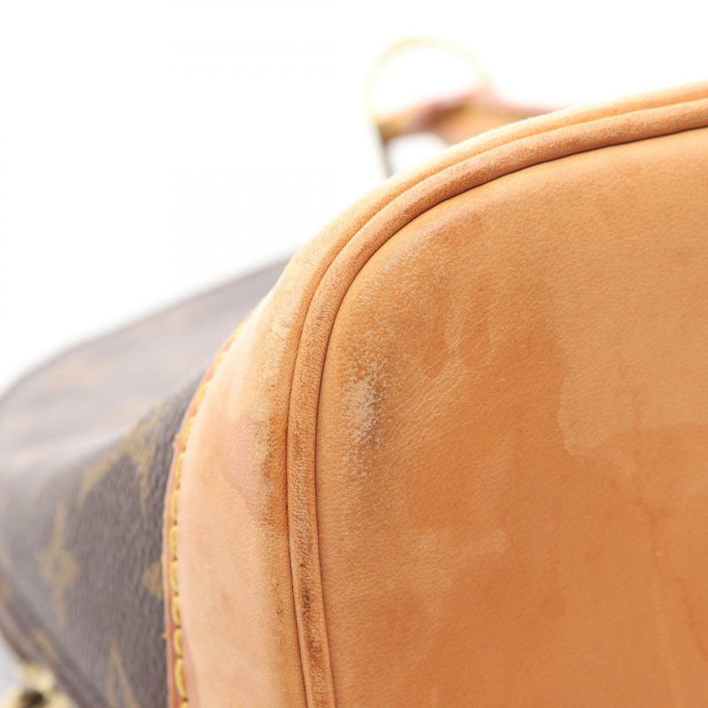 LOUIS VUITTON Alma PM 手提包 M51130 Monogram 帆布皮革棕色二手 LV-6