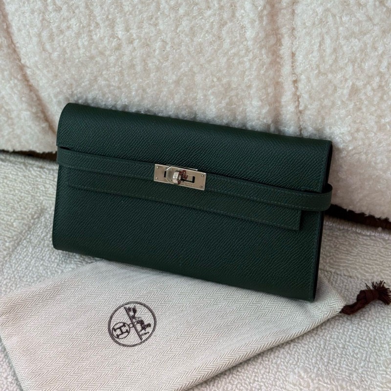 Hermes Kelly long wallet-0