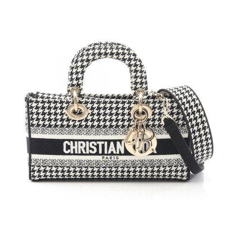 Christian Dior Lady D-Joy 中型斜背包手提包 M0540OZAE-M911 帆布 二手