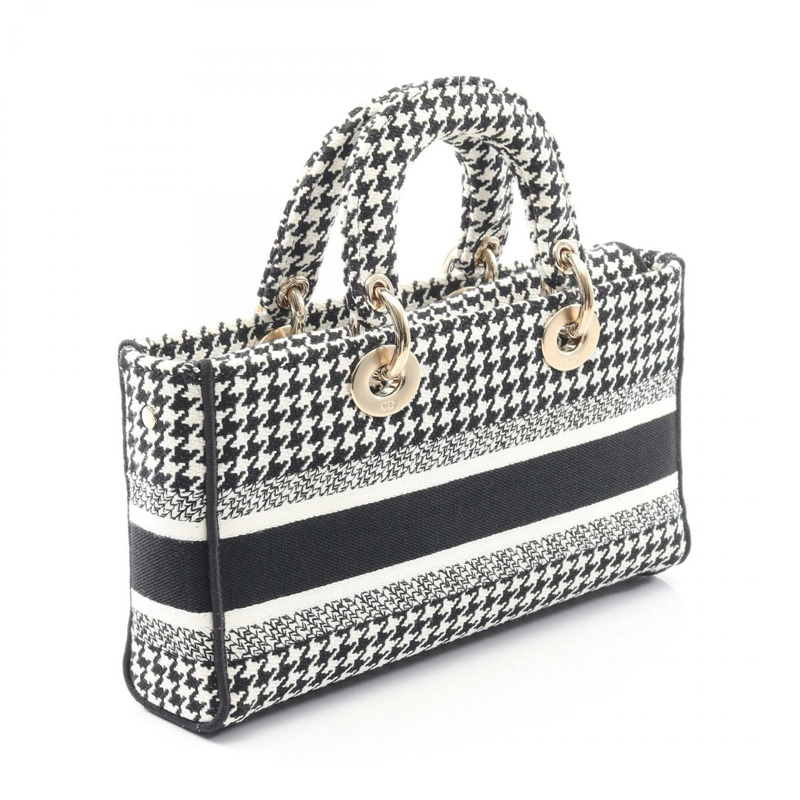 Christian Dior Lady D-Joy 中型斜背包手提包 M0540OZAE-M911 帆布 二手-1