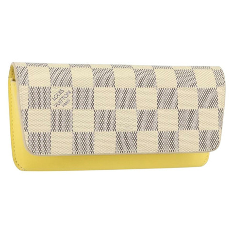 路易威登 Damier Azur Etui Lunette Woody 眼鏡盒 GI0388 LV 正品 144773