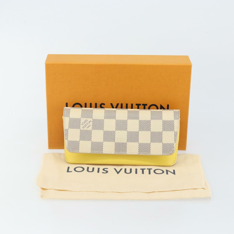 【日本直送】路易威登 Damier Azur Etui Lunette Woody 眼鏡盒 GI0388 LV 正品 144773-11