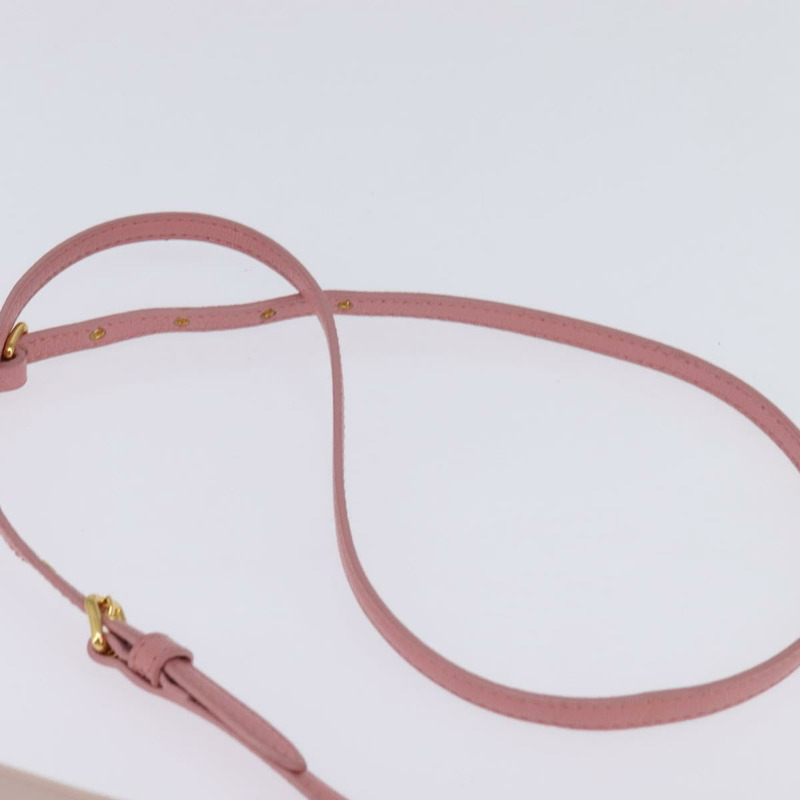 【日本直送】Miu Miu Madras 單肩包 皮革 粉紅金 正品 gh914-7