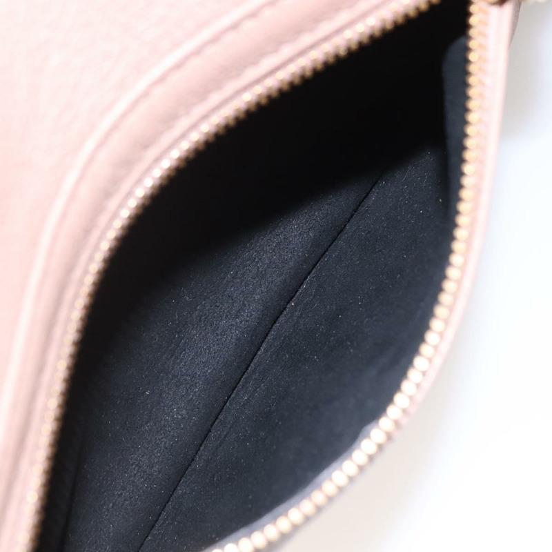 【日本直送】Miu Miu 手提包 皮革 2 向 米色 金色 正品 gh800-24