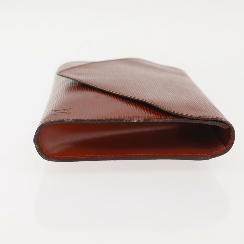 【日本直送】路易威登 Epi 裝飾藝術風格手拿包 棕色 M52633 LV 正品 145444-2