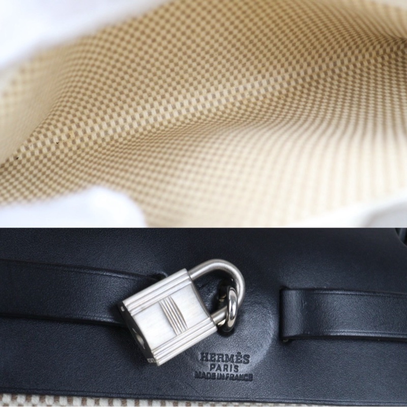 Hermes Herbag 31 黑白肩背包(黑白兩款替換袋)-12