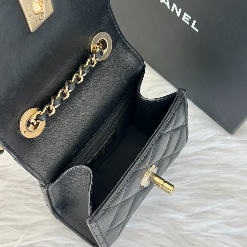 CHANEL Mini trendy cc - 黑金31開-5