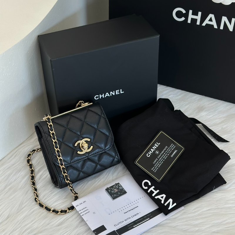 CHANEL Mini trendy cc - 黑金31開-7