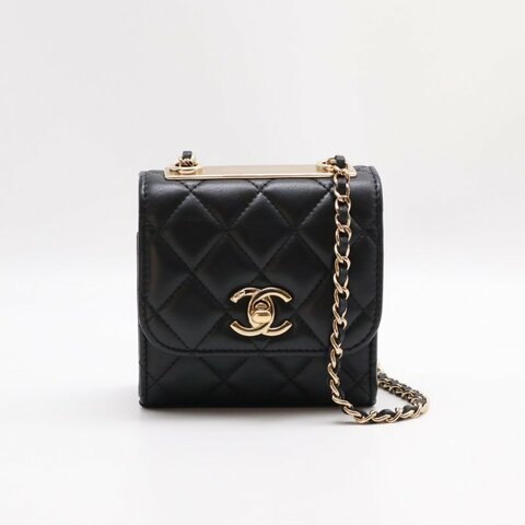 CHANEL Mini trendy cc - 黑金31開