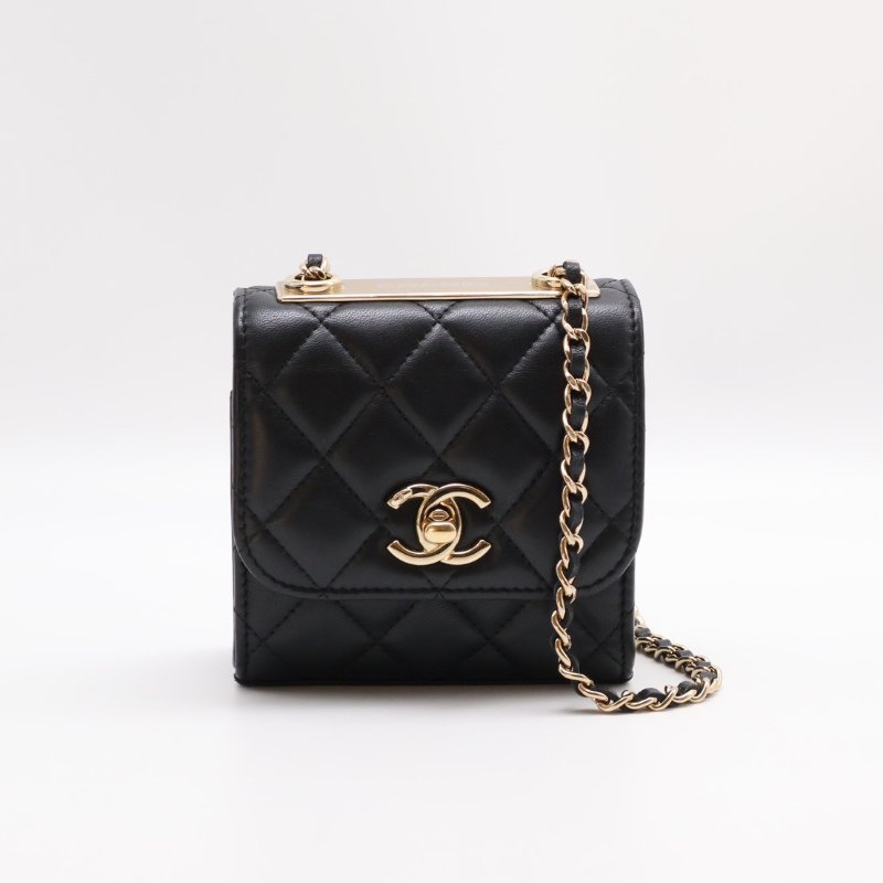 CHANEL Mini trendy cc - 黑金31開-0