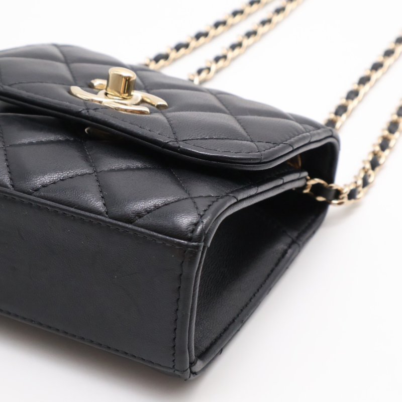 CHANEL Mini trendy cc - 黑金31開-7