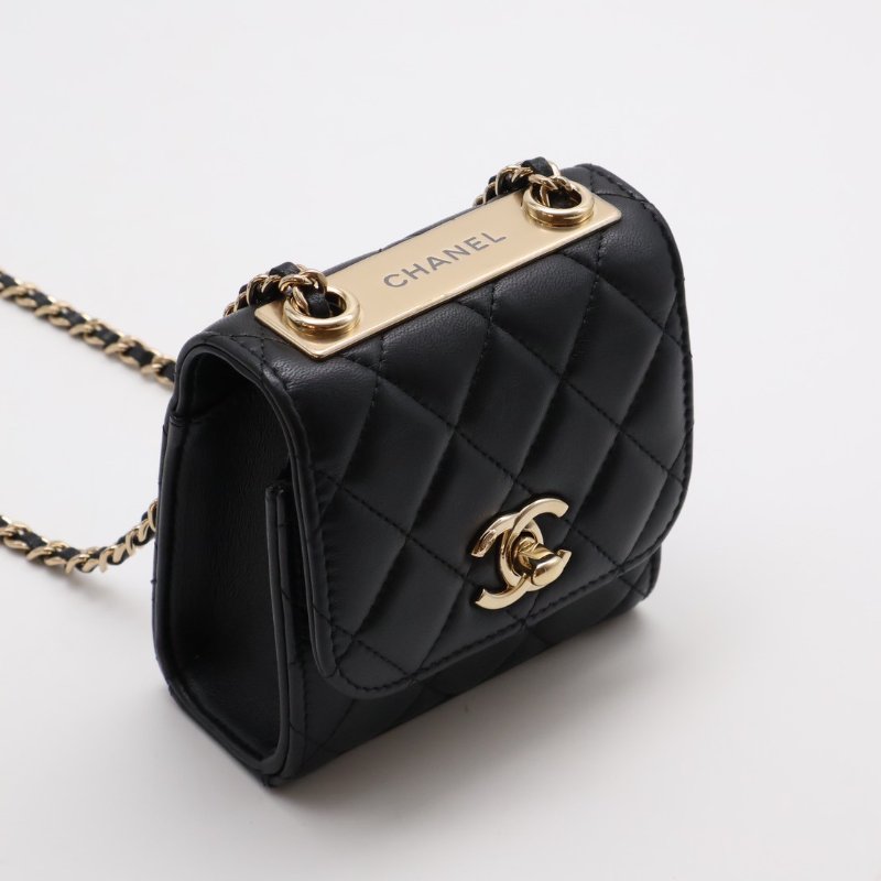 CHANEL Mini trendy cc - 黑金31開-9